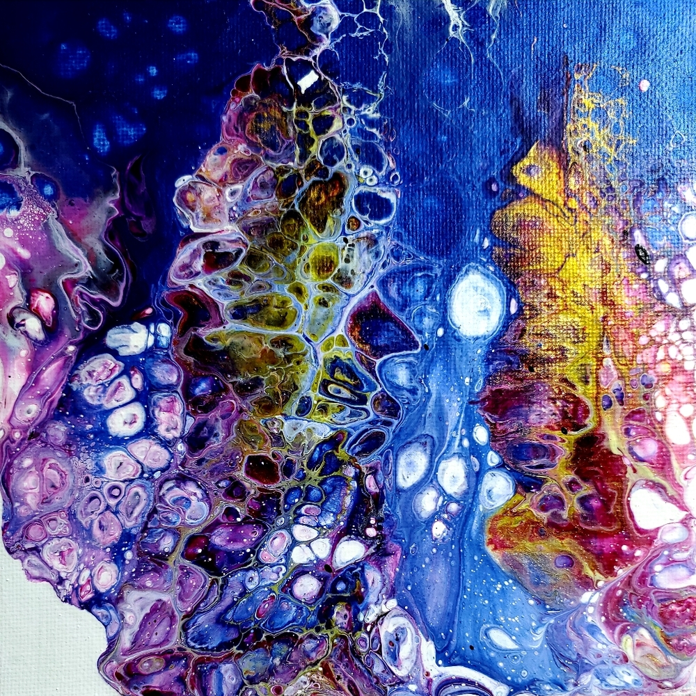 Spun Dew Drop 6" x 6" Canvas